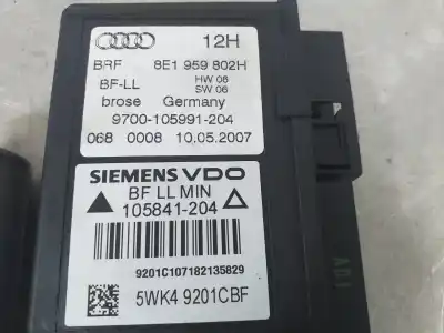 Автозапчасти б/у мотор стекла переднего правого за audi a4 avant (8e) 2.0 tdi (dpf) (125kw) ссылки oem iam 8e0959802h 5wk49201cbf 0130821764