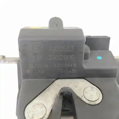 Second-hand car spare part trunk lock for opel corsa e selective oem iam references 39021416  