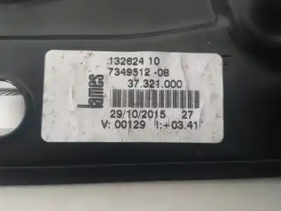 Автозапчастина б/у регулятор скла заднього правого для bmw serie x1 (f48) sdrive18d xline посилання на oem iam 13262410 71019003 7349512