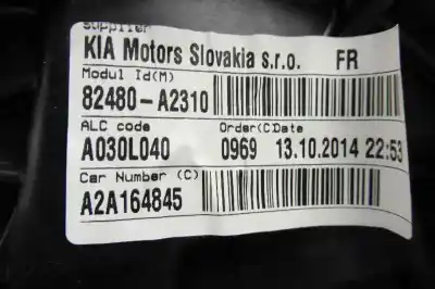 Second-hand car spare part passenger side right window regulator for kia cee´d concept oem iam references 82480a2310  82460a2010