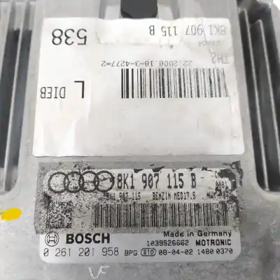 Recambio de automóvil de segunda mano de centralita motor uce para audi a4 berlina (b8) básico referencias oem iam 8k1907115b  0261201958