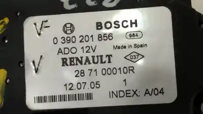 İkinci el araba yedek parçası arka silecek motoru için renault scenic iii grand dynamique oem iam referansları 287100010r  0390201856