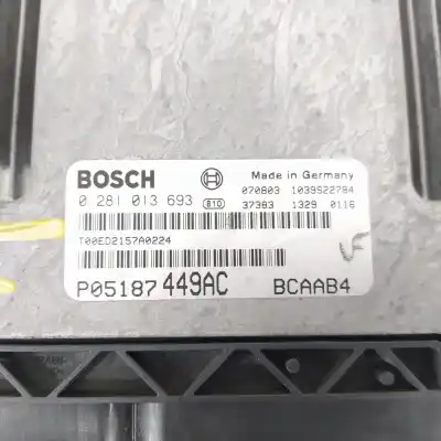 Tweedehands auto-onderdeel ecu motorcontroller voor dodge caliber s oem iam-referenties p05187449ac  0281013693