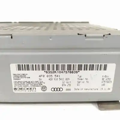 Pezzo di ricambio per auto di seconda mano impianto audio / radio cd per audi a6 berlina (4f2) 3.0 tdi quattro (165kw) riferimenti oem iam 4f0035541  4e0910541c