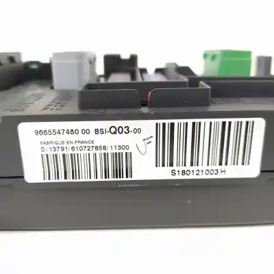 Second-hand car spare part fuse box unit for citroen c4 lim. collection oem iam references 9665547480 s180121003h bsiq03