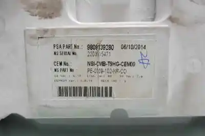 Peça sobressalente para automóvel em segunda mão quadrante por peugeot 308 allure referências oem iam 9809139280  