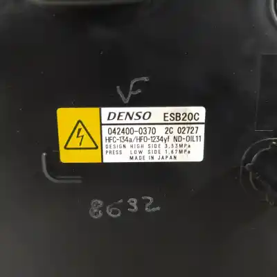Автозапчасти б/у компрессор кондиционера воздуха за toyota c-hr ax1t(eu.m)/zyx10(h)/zyx10l-ahxgbw(3a) ссылки oem iam 0424000370  esb20c