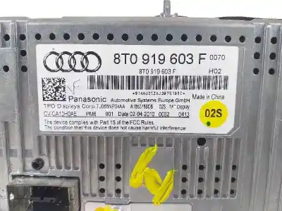 Second-hand car spare part multifunction display for audi a4 berlina (b8) básico oem iam references 8t0919603f   Second-hand car spare part multifunction display for audi a4 berlina (b8) básico oem iam references 8t0919603f