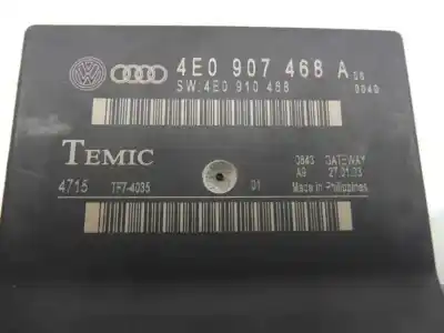 Автозапчастина б/у електронний модуль для audi a8 (4e2) 3.7 quattro посилання на oem iam 4e0907468a  4e0910468