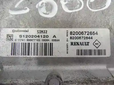 Second-hand car spare part ecu engine control for dacia sandero laureate oem iam references 8200672654  
