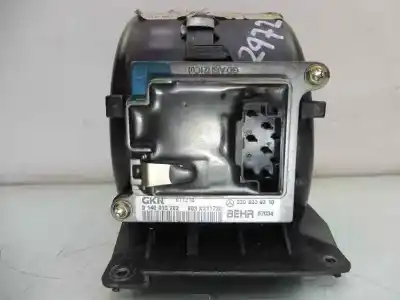 Peça sobressalente para automóvel em segunda mão ventilador de aquecimento por mercedes clase c (w203) berlina 270 cdi (203.016) referências oem iam 2038300308  2208209210