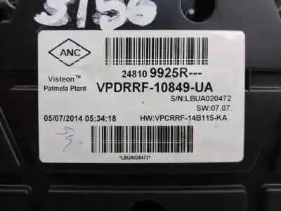 Автозапчастина б/у панель інструментів для renault captur dynamique посилання на oem iam 248109925r  