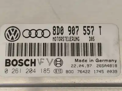 Автозапчастина б/у ебу контролер двигуна для audi a4 avant (b5) 1.8 20v turbo посилання на oem iam 8d0907557t  0261204185