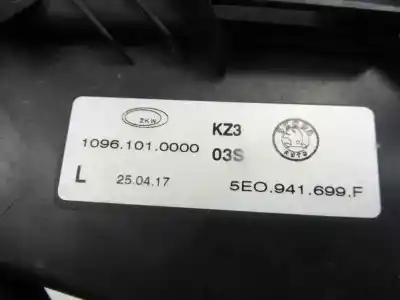 Автозапчасти б/у левая противотуманная фара за skoda octavia combi (5e5) ambition ссылки oem iam 5e0941699f  