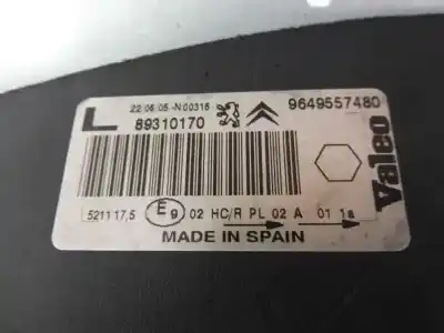 Recambio de automóvil de segunda mano de faro izquierdo para citroen xsara picasso (n68) 1.6 hdi referencias oem iam 89310170  