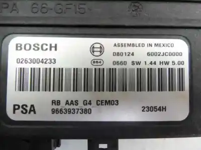 Second-hand car spare part electronic module for peugeot 308 gt oem iam references 9663937380  0263004233