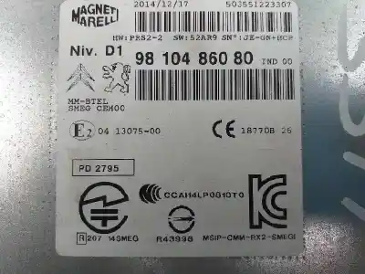 Автозапчасти б/у gps-навигационная система за citroen c4 picasso intensive ссылки oem iam 9810486080  