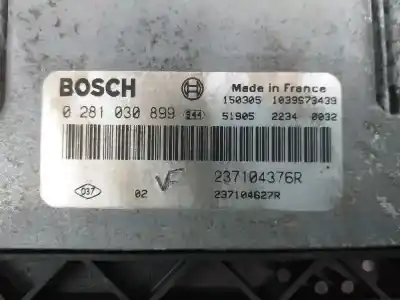 Tweedehands auto-onderdeel ecu motorcontroller voor renault captur zen oem iam-referenties 237104376r  0281030899