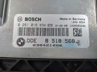 Автозапчастина б/у ебу контролер двигуна для bmw serie 3 lim. (f30) 320d посилання на oem iam 851856801  0281018634