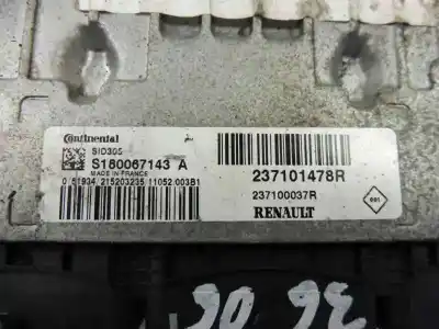 Second-hand car spare part ecu engine control for renault scenic iii emotion oem iam references 237101478r s180067143a 237100037r