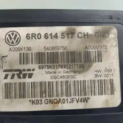Peça sobressalente para automóvel em segunda mão abs por skoda spaceback (5h) like referências oem iam 6r0614517ch a006k139 54086975k