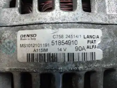 Автозапчастина б/у генератор для fiat doblo active посилання на oem iam 51854910 c75824514 ms1012101191