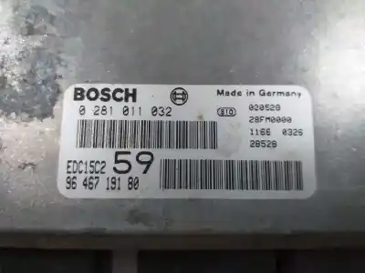 Gebrauchtes Autoersatzteil ecu-motorsteuergerät uce motorsteuergerät zum peugeot 807 st pack oem-iam-referenzen 9646719180  0281011032