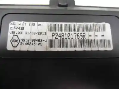 Peça sobressalente para automóvel em segunda mão quadrante por renault kangoo profesional referências oem iam 248101769r  