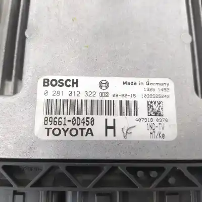 Автозапчасти б/у блок управления двигателем за toyota yaris (ksp9/scp9/nlp9) básico ссылки oem iam 896610d450  0281012322