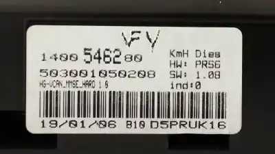 Second-hand car spare part dashboard for citroen c8 2.2 hdi fap cat (4hw) oem iam references 1400546280  9660080680
