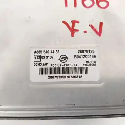 Автозапчасти б/у блок управления двигателем за ssangyong rodius xdi ссылки oem iam a6655404432  28075135