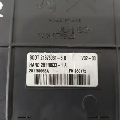 Recambio de automóvil de segunda mano de caja reles / fusibles para peugeot 307 berlina (s2) 1.6 16v hdi referencias oem iam 9663510580  bsi2004h05