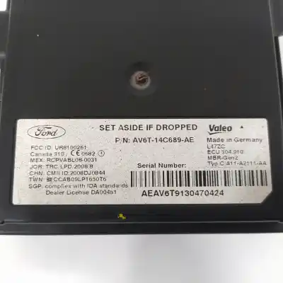 Second-hand car spare part electronic module for ford focus lim. (cb8) edition oem iam references av6t14c689ae  aeav6t9130470424