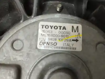 Автозапчастина б/у електро вентилятор для toyota corolla verso (r1) 2.0 d-4d luna посилання на oem iam 163630g050  163630g060