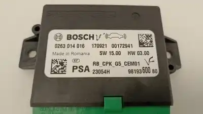 Second-hand car spare part electronic module for opel crossland x excellence oem iam references 9819360080  