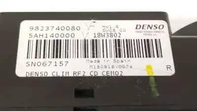 Автозапчасти б/у климат-контроль за citroen c-elysée feel ссылки oem iam 9823740080  5ah140000