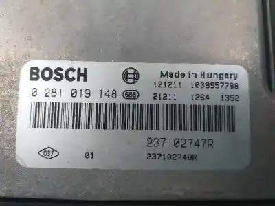 Автозапчастина б/у ебу контролер двигуна для renault clio iv dynamique посилання на oem iam 237102747r 237102748r 0281019148