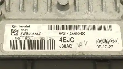 Second-hand car spare part ecu engine control for ford fiesta (cb1) ambiente oem iam references 8v2112a650ec  5ws40584c