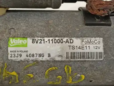 Peça sobressalente para automóvel em segunda mão motor de arranque por ford fiesta (cb1) ambiente referências oem iam 8v2111000ad  