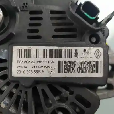 Автозапчастина б/у генератор для renault clio iv business посилання на oem iam 231007865r  2612718a