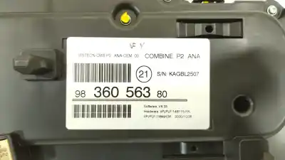 Recambio de automóvil de segunda mano de cuadro instrumentos para peugeot 208 (2020) n208 active referencias oem iam 9836056380  