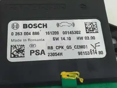 Автозапчастина б/у електронний модуль для peugeot expert combi standard посилання на oem iam 9815361480  