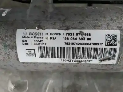 Автозапчастина б/у рульмова рейка для peugeot expert combi standard посилання на oem iam 9806468380  