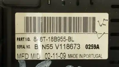 Second-hand car spare part multifunction display for ford fiesta (cb1) ambiente oem iam references 8a6t18b955bl  