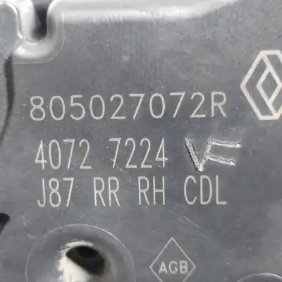 Автозапчасти б/у замок задней правой двери за renault captur intens ссылки oem iam 805027072r  