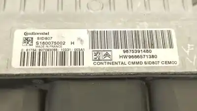 Recambio de automóvil de segunda mano de centralita motor uce para peugeot 308 sw envy referencias oem iam 9675391480 9666571380 s180075002