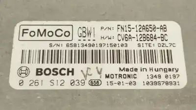 Second-hand car spare part ecu engine control for ford ecosport titanium oem iam references cv6a12b684bc 0261s12039 fn1512a650ab