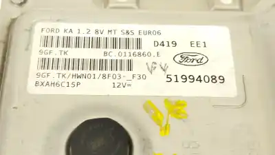 Автозапчасти б/у блок управления двигателем за ford ka (ccu) black edition ссылки oem iam 51994089  