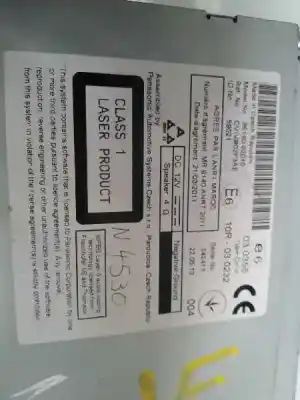 Second-hand car spare part gps navigation system for toyota auris active oem iam references 8614002010  