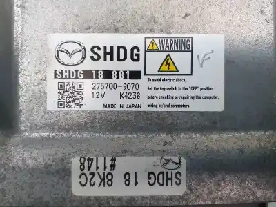 Second-hand car spare part ecu engine control for mazda cx-5 center-line 2wd oem iam references 2757009070  shdg18881